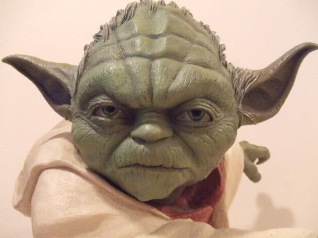 life size yoda pepsi display